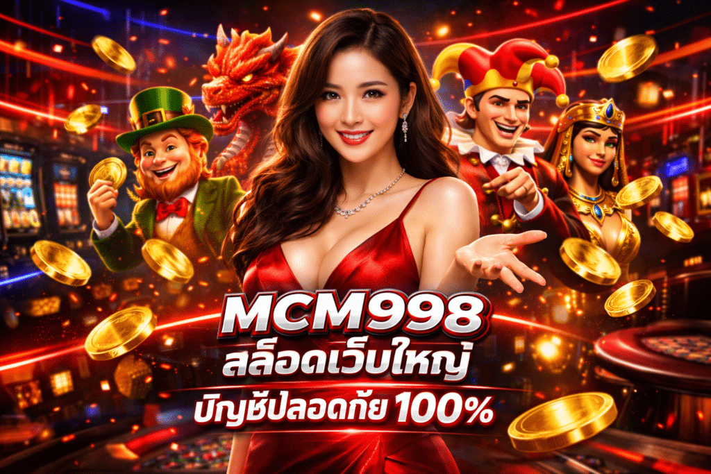 MCM998 สล็อตเว็บใหญ่ บัญชีปลอดภัย มั่นใจได้ 100%