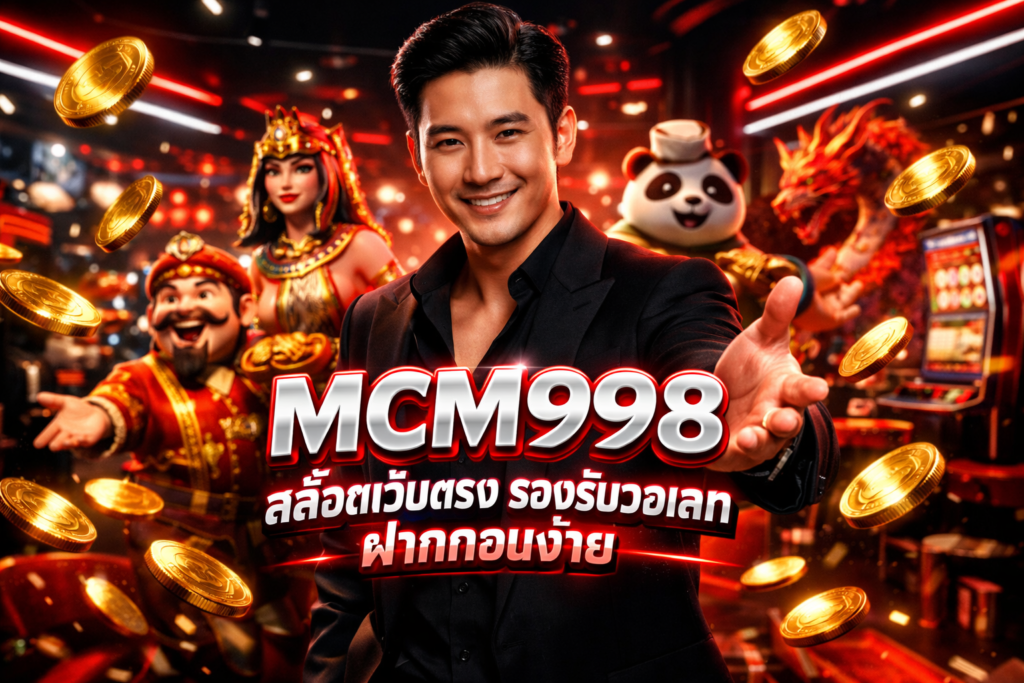 MCM998 สล็อตเว็บตรง รองรับวอเลท ฝากถอนง่าย ด้วยระบบออโต้